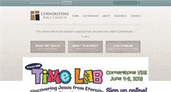 Desktop Screenshot of cornerstonewichita.org
